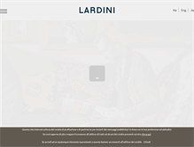 Tablet Screenshot of lardini.it